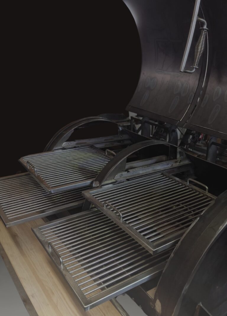 Ahumador Grill y Plancha con Parrillas Extendidas