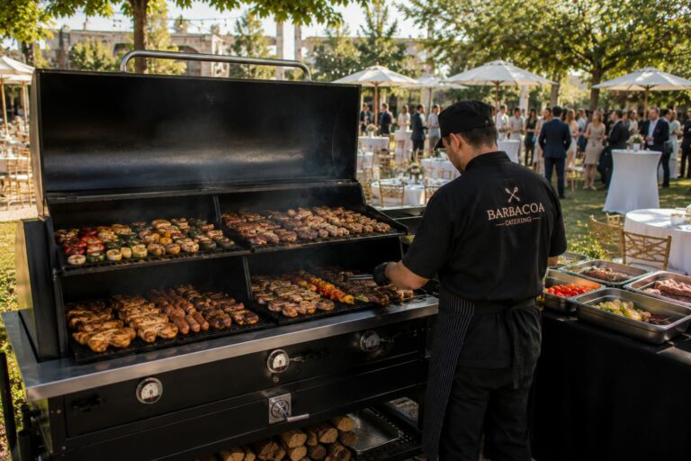 Ahumador Grill y Plancha a plena capacidad